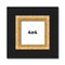 4x4 Embellished Picture Frame with UV-Resistant Acrylic & Acid Free Backing, Available in 3 Finishes - Black, Brown, Gold